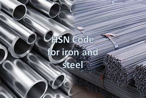 steel hsn code for gst